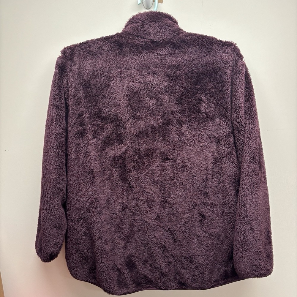 Lands' End Womens Sweatshirt Sz L Large Long Sleeve Jacket Fleece Excellent - Picture 6 of 7